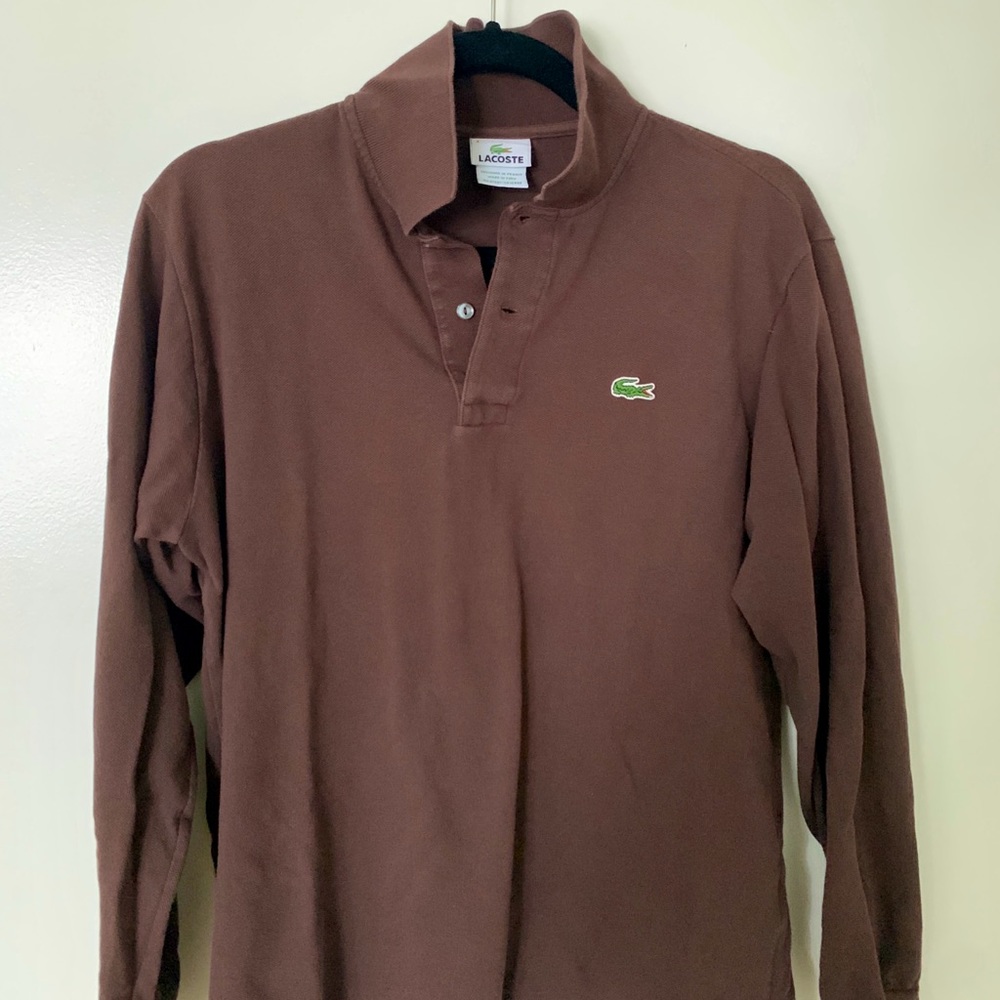 Men’s Lacoste Long sleeve polo (M)